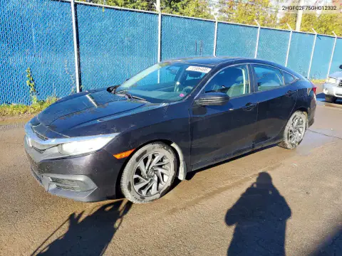 2HGFC2F75GH012332 Honda Civic 2016 — Side damage, before-repair photo