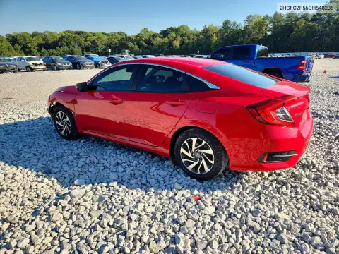 2HGFC2F56GH548236 — 2016 Honda Civic, фото 2 с аукциона Copart, Передняя часть