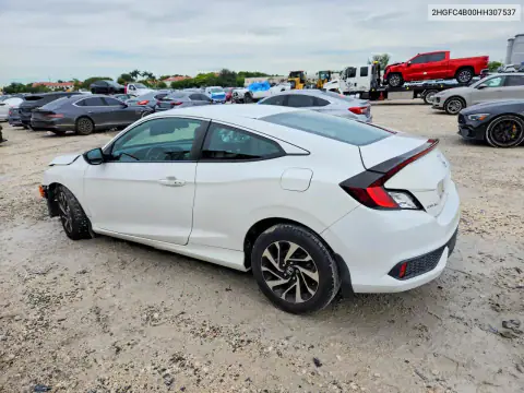 2HGFC4B00HH307537 — 2017 Honda Civic, zdjęcie 2 z Copart 20.10.2026, Przód