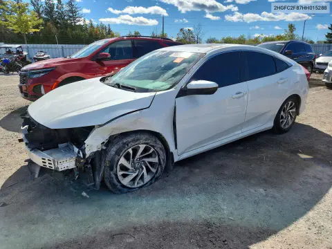 2017 Honda Civic Ex VIN 2HGFC2F87HH015288 фото 1