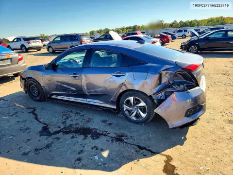 19XFC2F74HE225719 — 2017 Honda Civic, photo 2 from Copart 28.10.2026, Rear end