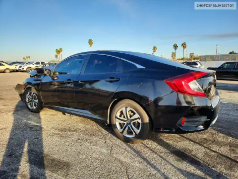 2HGFC2F56JH537101 — 2018 Honda Civic, фото 2 з Copart, Передня частина