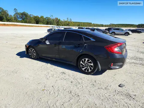 2HGFC2F70JH528461 — 2018 Honda Civic, foto 2 de Copart, Parte delantera