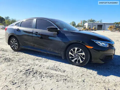 2HGFC2F70JH528461 — 2018 Honda Civic, foto 4 de Copart, Parte delantera