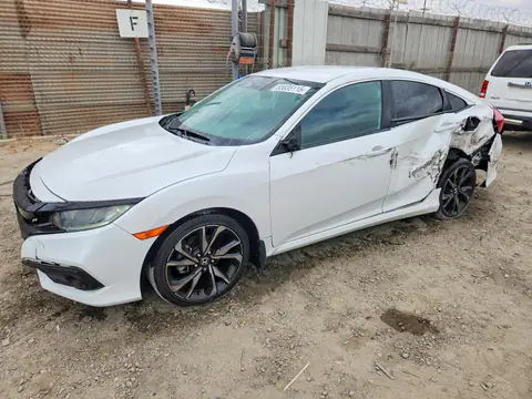 2HGFC2F86KH536784 Honda Civic 2019 — пошкодження Задня частина, фото до ремонту