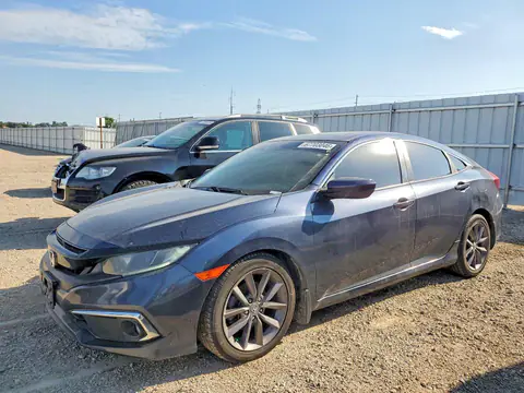 19XFC1F37LE009671 — 2020 Honda Civic, წინა ნაწილი (Front End), ფოტოები შეკეთებამდე