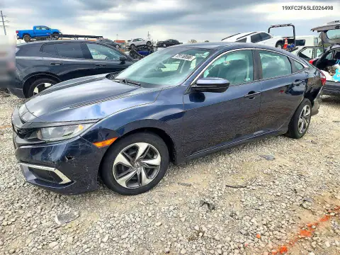 19XFC2F65LE026498 Honda Civic 2020 — Rear end damage, before-repair photo