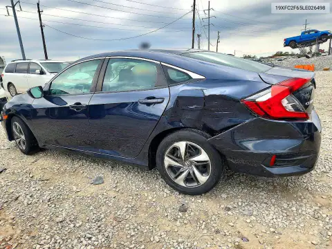 19XFC2F65LE026498 — 2020 Honda Civic, photo 2 from Copart, Rear end