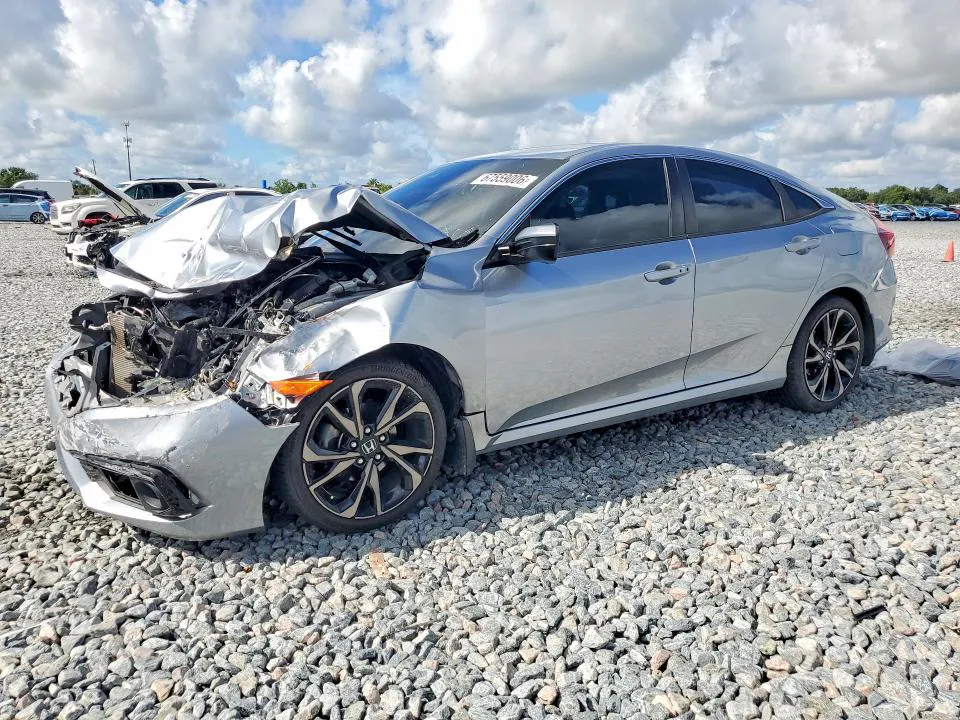 2021 HONDA CIVIC VIN 2HGFC2F83MH515409 фото 1