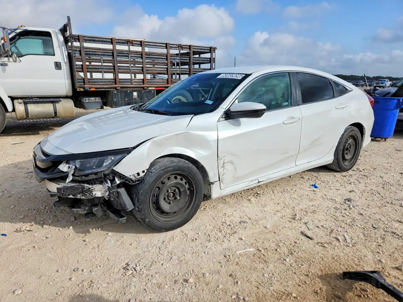 2HGFC2F61MH537407 Honda Civic 2021 — Side damage, before-repair photo