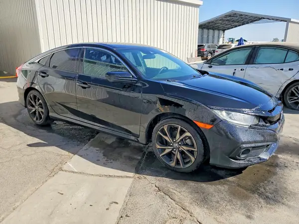 2HGFC2F83MH545705 — 2021 Honda Civic, фото 4 с аукциона Copart, Мелкие вмятины и царапины