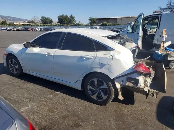 2HGFC2F61MH559505 — 2021 Honda Civic, photo 2 from Copart, Rear end