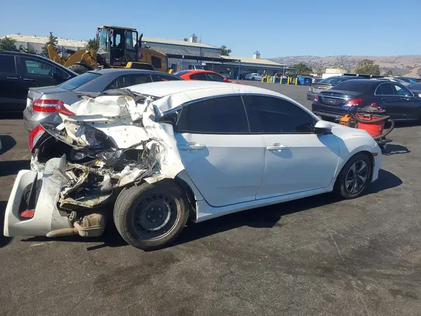 2HGFC2F61MH559505 — 2021 Honda Civic, photo 3 from Copart, Rear end
