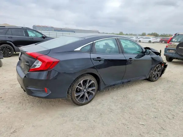 2HGFC2F8XMH529503 — 2021 Honda Civic, фото 3 з Copart 16.10.2026, Передня частина