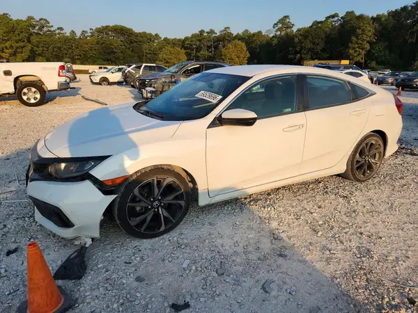 2HGFC2F83MH549527 Honda Civic 2021 — uszkodzenie Przód, zdjęcie przed naprawą
