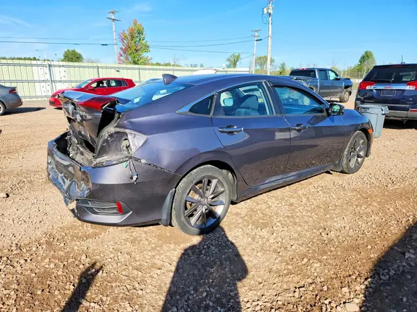 19XFC1F35ME001084 — 2021 Honda Civic, zdjęcie 3 z Copart, Tył