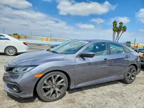 19XFC2F81ME201624 — 2021 Honda Civic, Lateral (Side), fotos antes de reparar