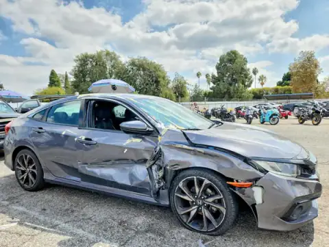19XFC2F81ME201624 — 2021 Honda Civic, ფოტო 4, Copart, გვერდითი ნაწილი