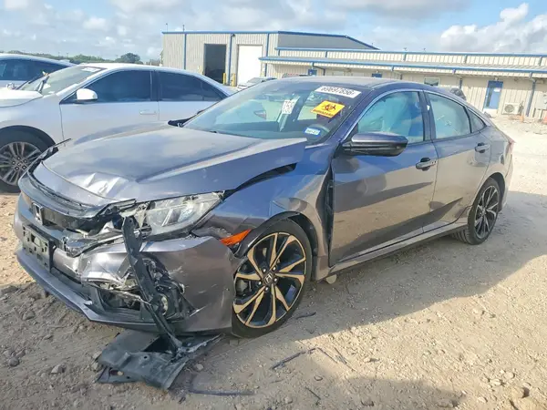 2HGFC2F89MH524860 Honda Civic 2021 — uszkodzenie Przód, zdjęcie przed naprawą