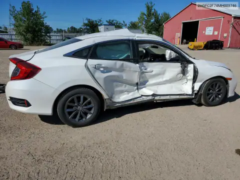 2HGFC2F74MH003746 — 2021 Honda Civic, photo 3 from Copart, Side
