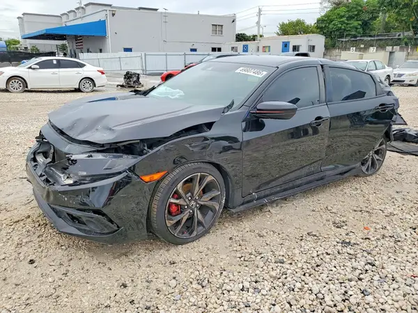 2HGFC2F83MH527303 Honda Civic 2021 — uszkodzenie Tył, zdjęcie przed naprawą