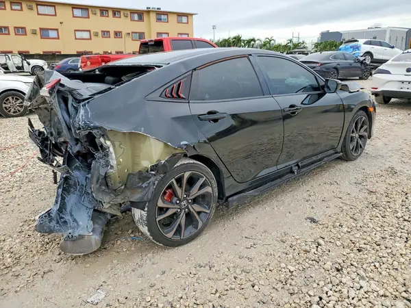 2HGFC2F83MH527303 — 2021 Honda Civic, zdjęcie 3 z Copart, Tył