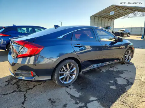 19XFC1F30ME207204 — 2021 Honda Civic, photo 3 from Copart, Side
