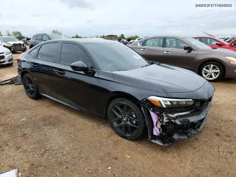 2HGFE2F57TH535032 — 2026 Honda Civic, photo 4 from Copart, Front end