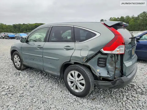2012 Honda Cr-V Exl VIN JHLRM3H76CC006597 фото 2