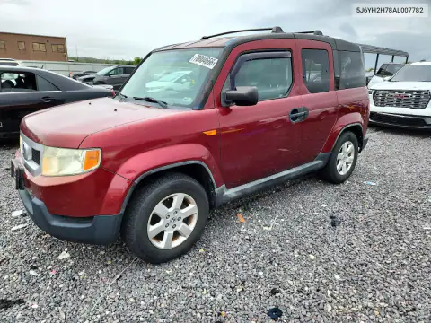 5J6YH2H78AL007782 — 2010 Honda Element, Крыша, фото до ремонта