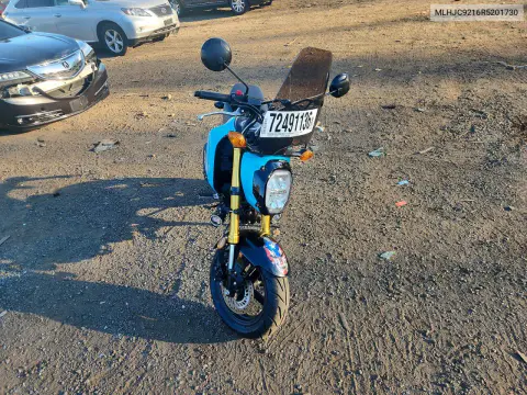 2024 Honda Grom 125 VIN MLHJC9216R5201730 фото 2