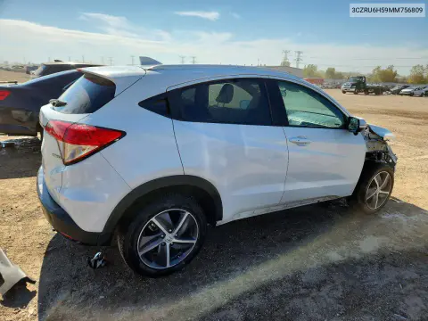 2021 Honda Hr-V Ex VIN 3CZRU6H59MM756809 фото 3