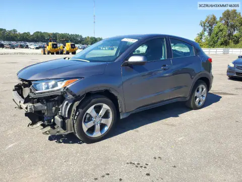 3CZRU6H3XMM746305 Honda HR-V 2021 — Front end damage, before-repair photo