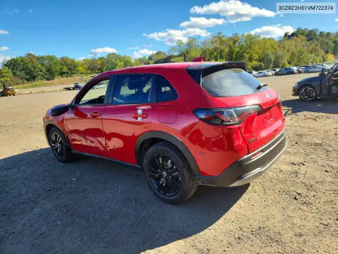 2027 Honda Hr-V Sport VIN 3CZRZ2H51VM722374 фото 2