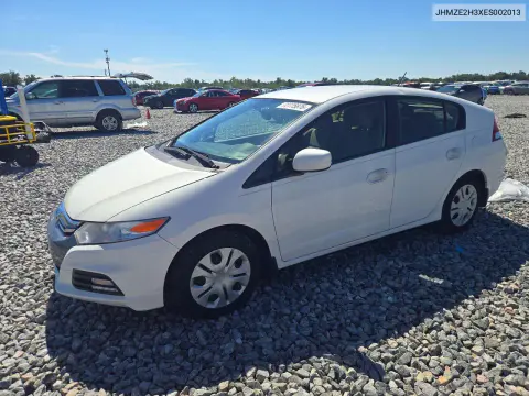 2014 Honda Insight VIN JHMZE2H3XES002013 фото 1