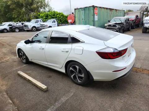 19XZE4F52ME002509 — 2021 Honda Insight, фото 2 з Copart, Передня частина