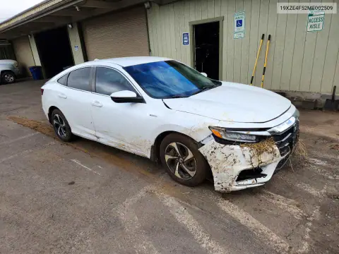19XZE4F52ME002509 — 2021 Honda Insight, фото 4 з Copart, Передня частина