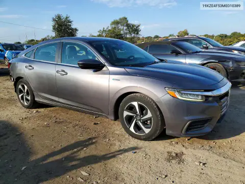 19XZE4F53ME010389 — 2021 Honda Insight, фото 4 с аукциона Copart, Задняя часть