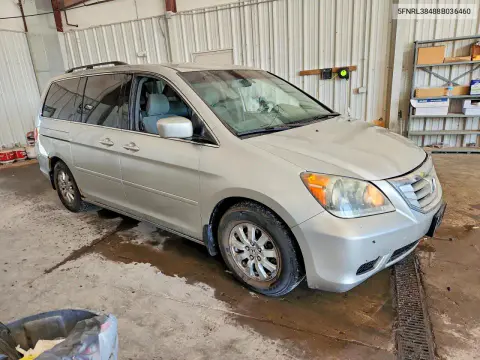 2008 Honda Odyssey Ex VIN 5FNRL38488B036460 фото 4