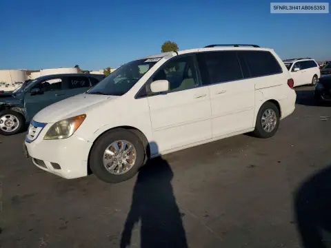 5FNRL3H41AB065353 Honda Odyssey 2010 — uszkodzenie Przód, zdjęcie przed naprawą