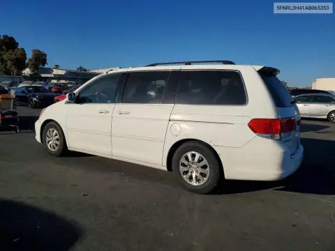 5FNRL3H41AB065353 — 2010 Honda Odyssey, zdjęcie 2 z Copart, Przód