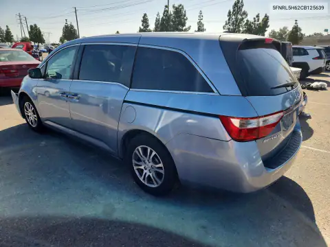 2012 Honda Odyssey Exl VIN 5FNRL5H62CB125639 фото 2