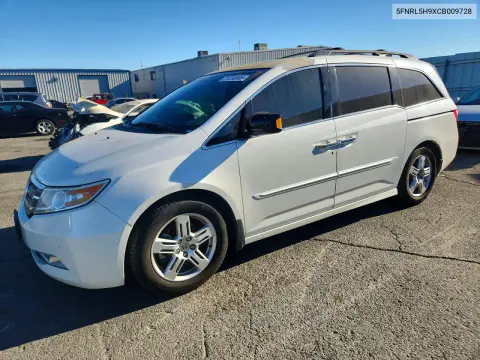 2012 Honda Odyssey Touring VIN 5FNRL5H9XCB009728 фото 1