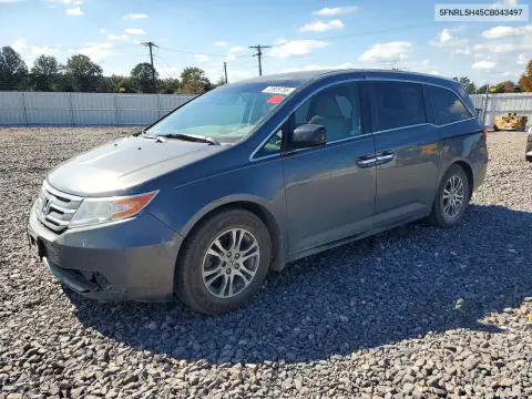 2012 Honda Odyssey Ex VIN 5FNRL5H45CB043497 фото 1