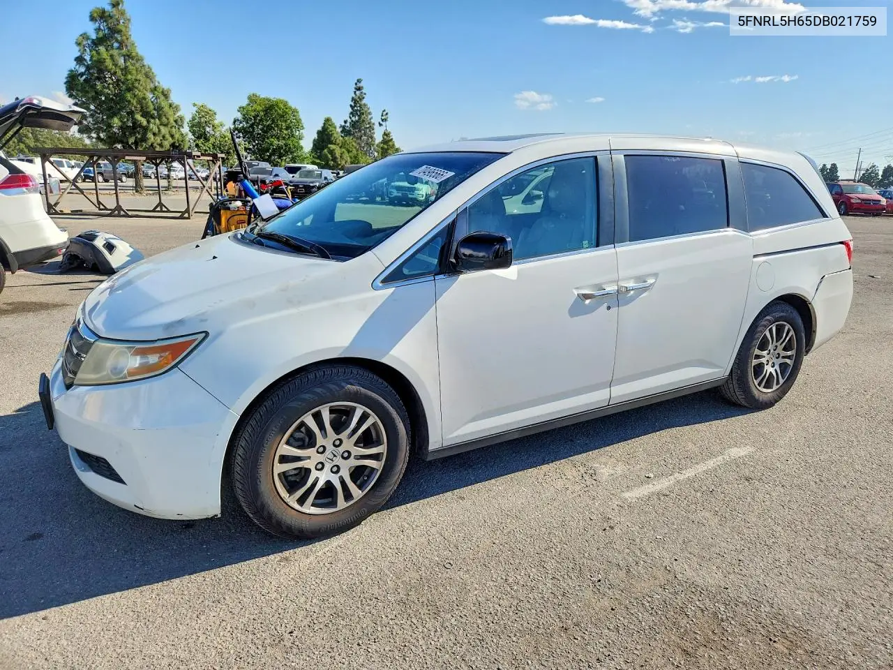 2013 Honda Odyssey Exl VIN 5FNRL5H65DB021759 фото 1