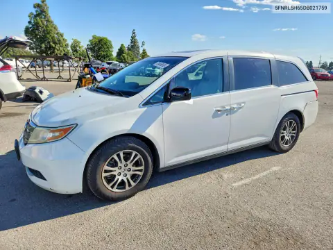 2013 Honda Odyssey Exl VIN 5FNRL5H65DB021759 фото 1