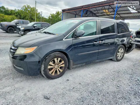 2014 Honda Odyssey Exl VIN 5FNRL5H60EB066674 фото 1