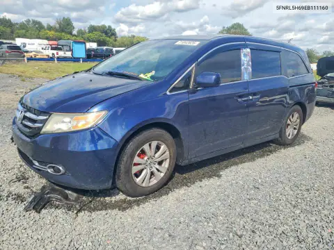 2014 Honda Odyssey Exl VIN 5FNRL5H69EB111160 фото 1