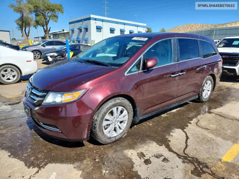 2014 Honda Odyssey Exl VIN 5FNRL5H64EB070632 фото 1