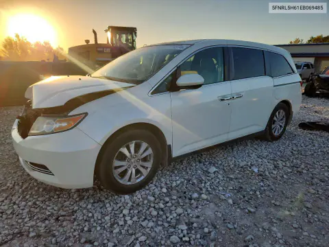 2014 Honda Odyssey Exl VIN 5FNRL5H61EB069485 фото 1